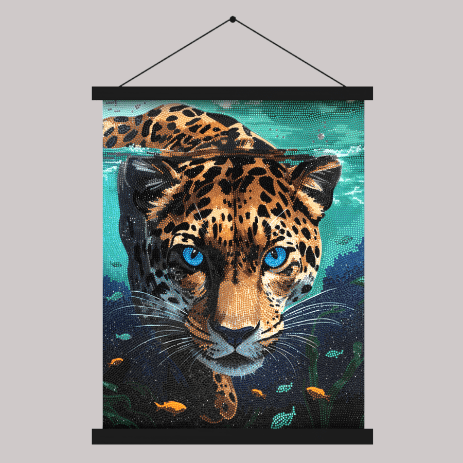 Azure Gaze Crystal Art Scroll Kit 40x50cm