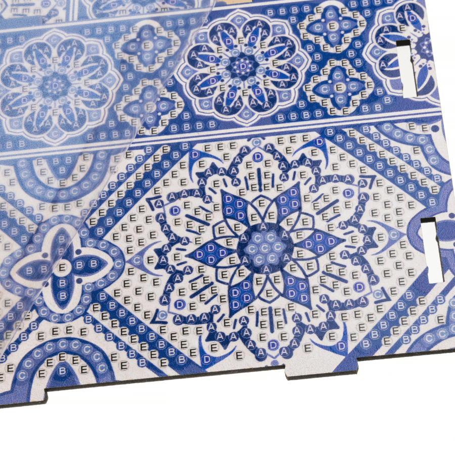 Azure Mosaic Crystal Art Desk Organiser Kit