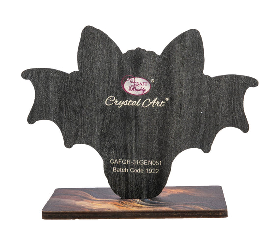 Bat Crystal Art Wildlife Buddies back