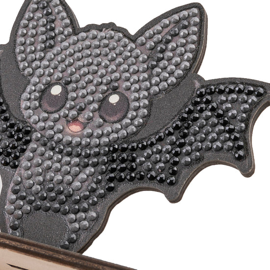 Bat Crystal Art Wildlife Buddies face