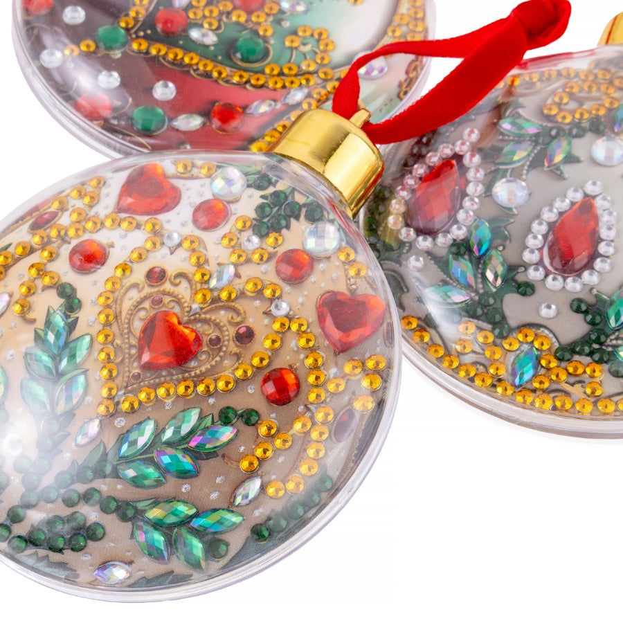 Baubles Crystal Art Hanging Decoration Kit x 10