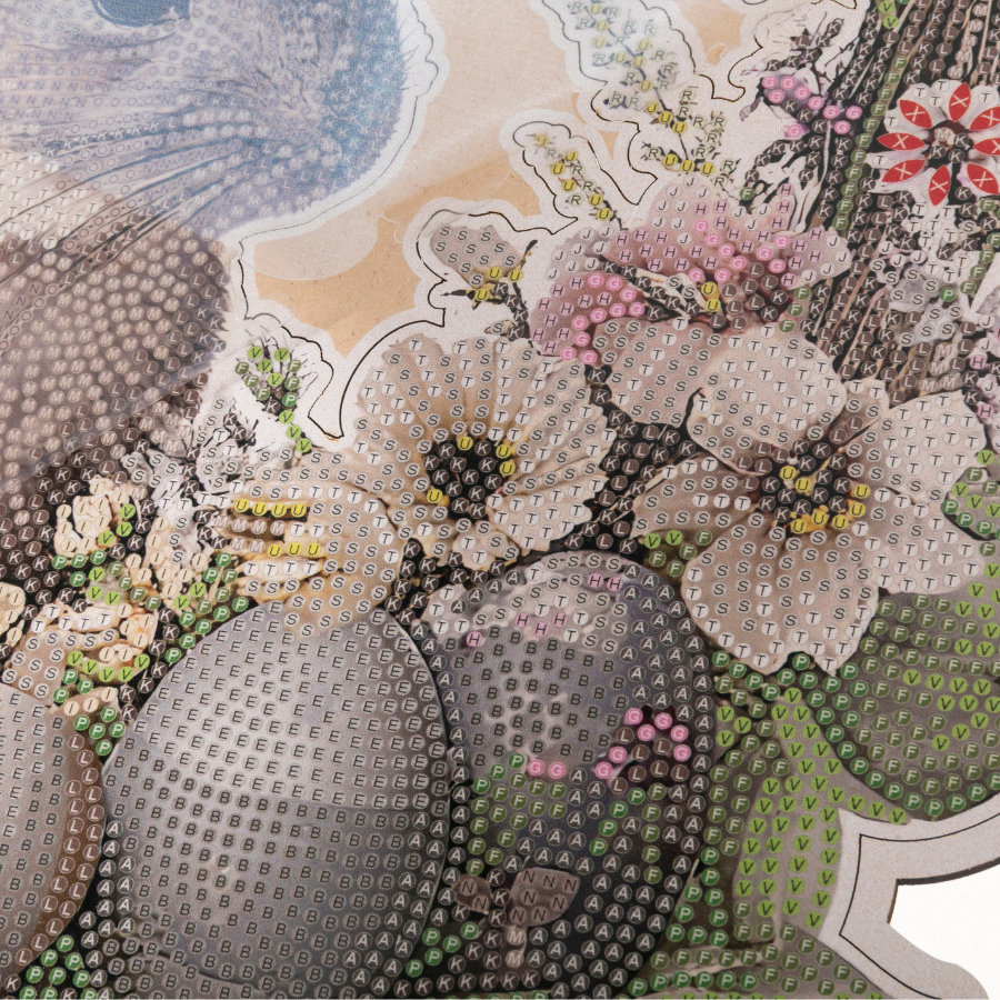 Boho Bunny Crystal Art Wreath Kit