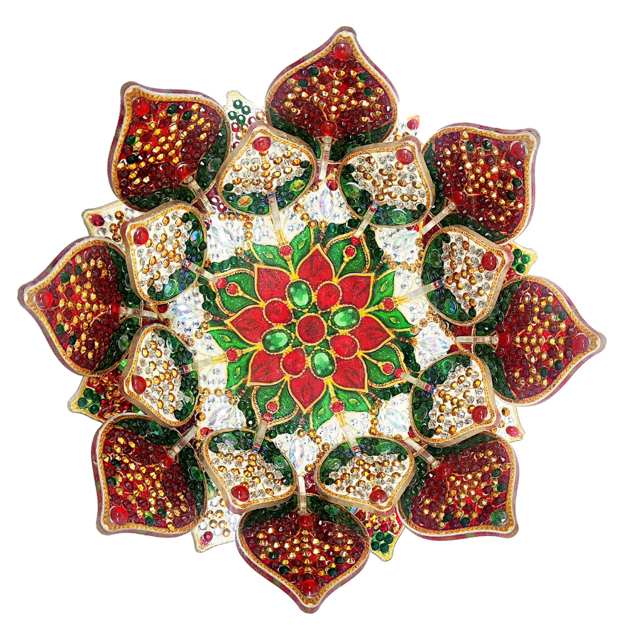Brilliant Lotus Crystal Art 3D Candle Holder Kit