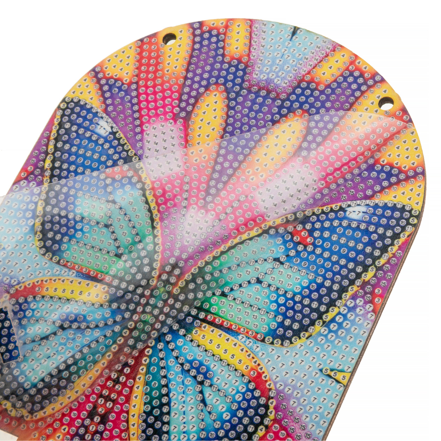Butterfly Bloom Crystal Art Hanging Decoration Shelf