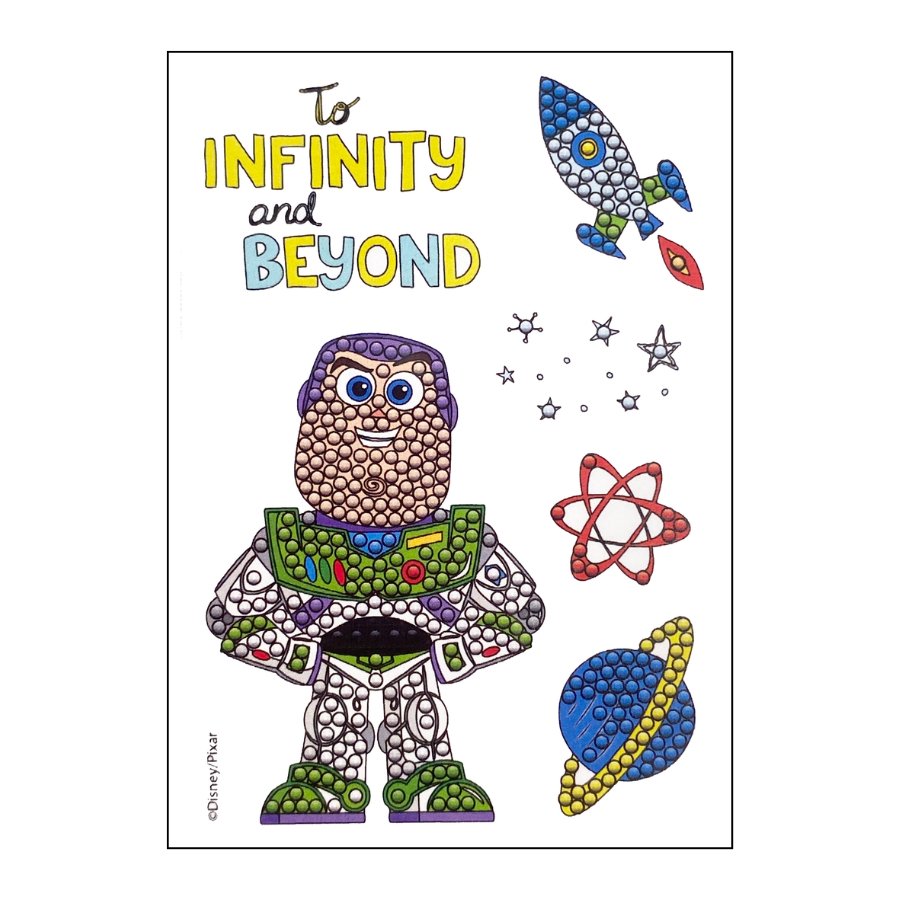 Buzz Lightyear Crystal Art A6 Stamp Set1 