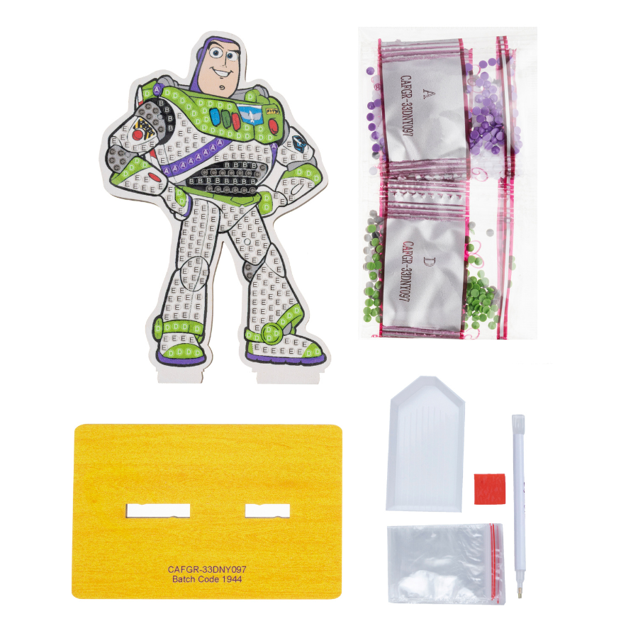 Buzz Lightyear Crystal Art Buddies Toy Story Series 7 Disney Pixar
