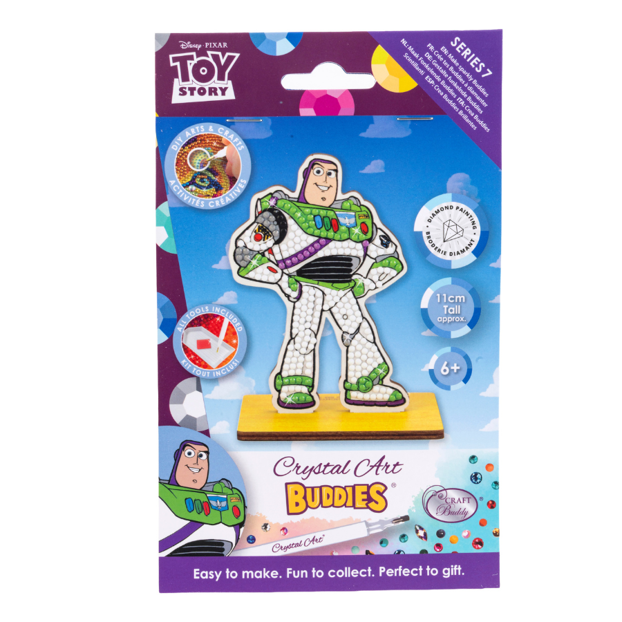 Buzz Lightyear Crystal Art Buddies Toy Story Series 7 Disney Pixar