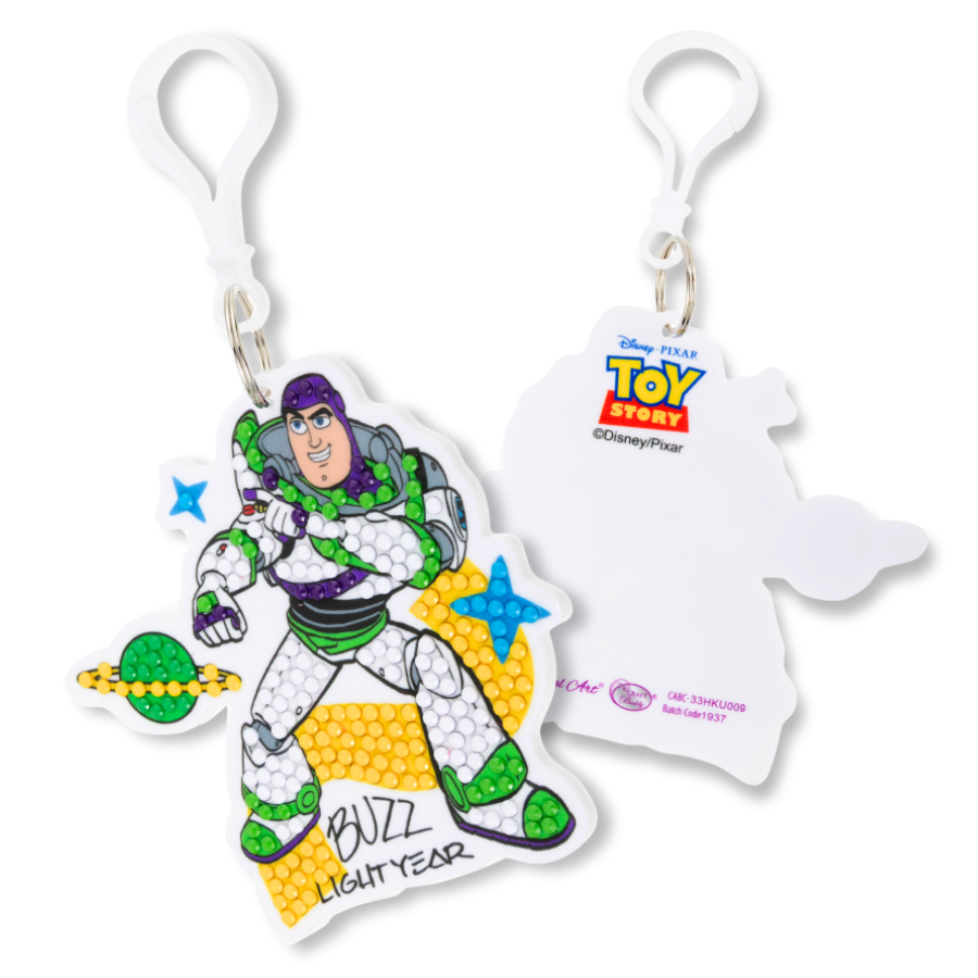 Buzz Lightyear Crystal Art Bag Charm Kit Toy Story Disney Pixar