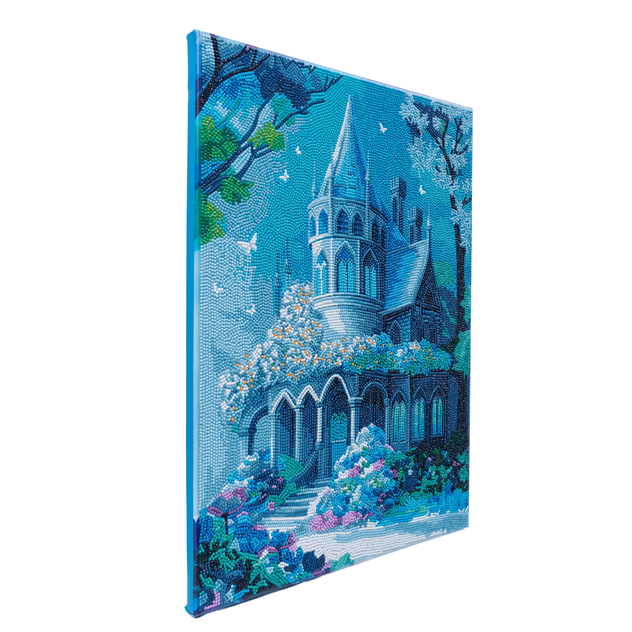 CAK-A234L Fantasy Castle Crystal Art Canvas Kit 40x50cm 3