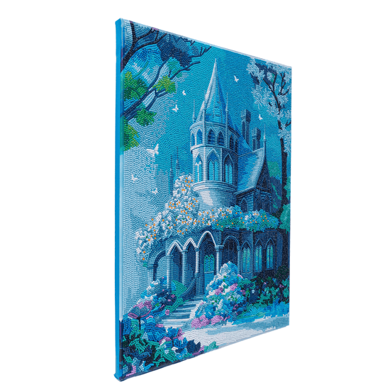 CAK-A234L Fantasy Castle Crystal Art Canvas Kit 40x50cm 3