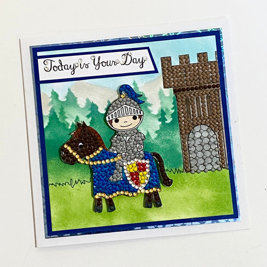 "Noble Knight" Crystal Art A6 Stamp Set