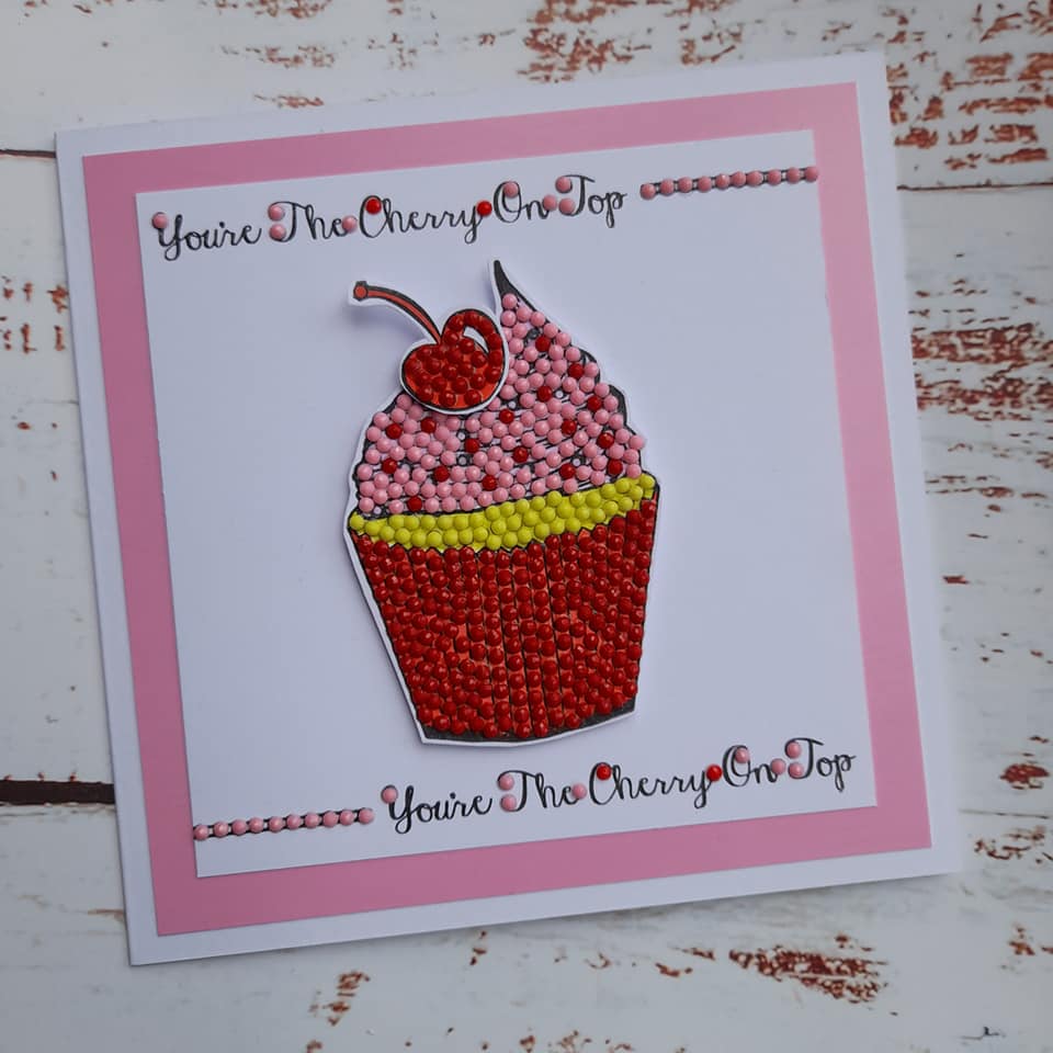 Cute Cupcakes A6 Crystal Art Stamp Set