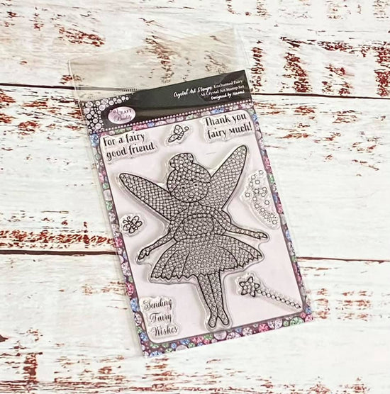 Craft Buddy Crystal Art Enchanted Fairy A6 Stamp set