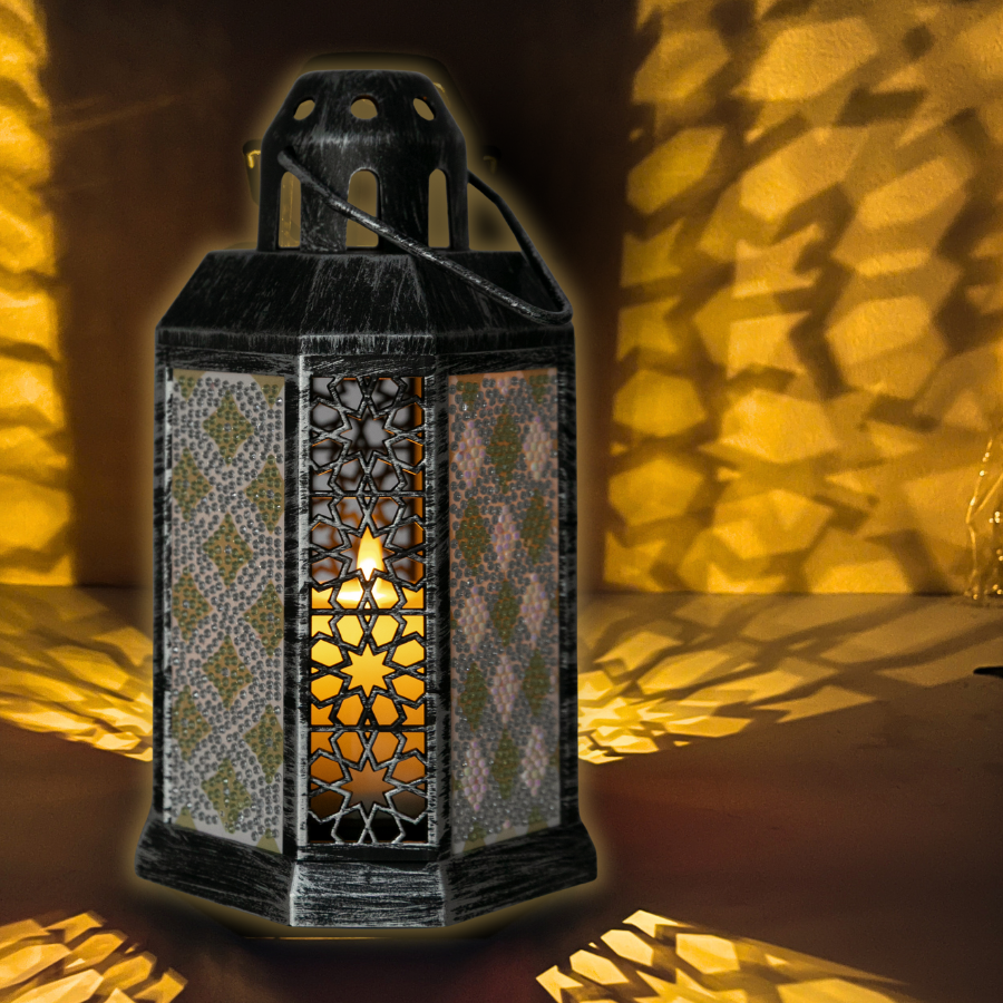 Candle Lantern LED Crystal Art Decoration Kit Set 11