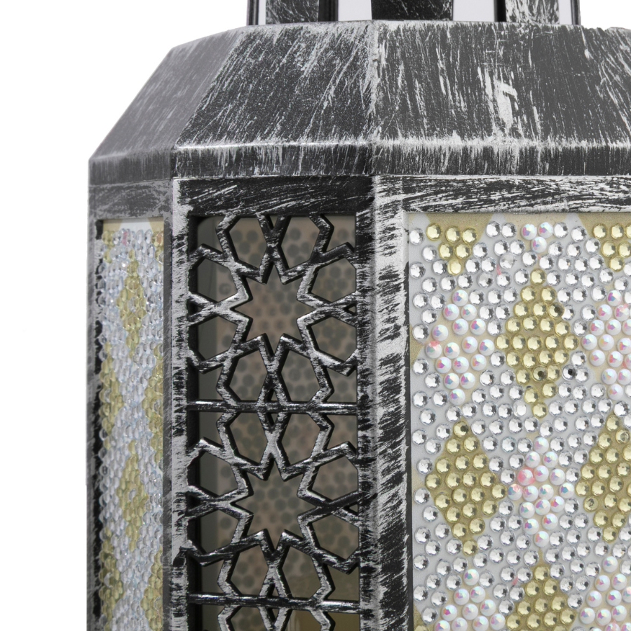 Candle Lantern LED Crystal Art Decoration Kit Set 12