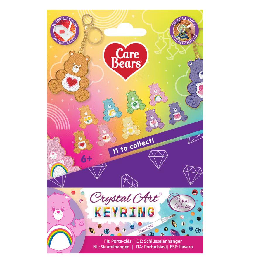 Care Bears Crystal Art Keyring - Blind Bag
