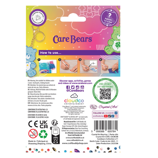 Care Bears Crystal Art Keyring - Blind Bag