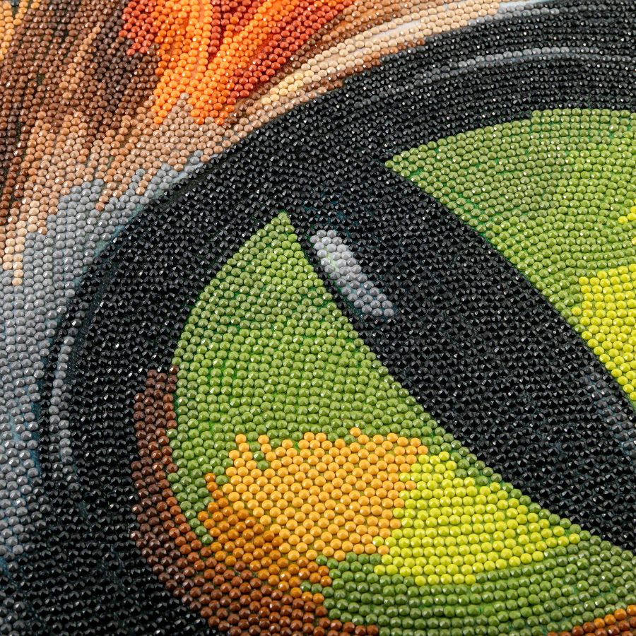 Cat Eye Crystal Art Canvas Kit 40x50 gems