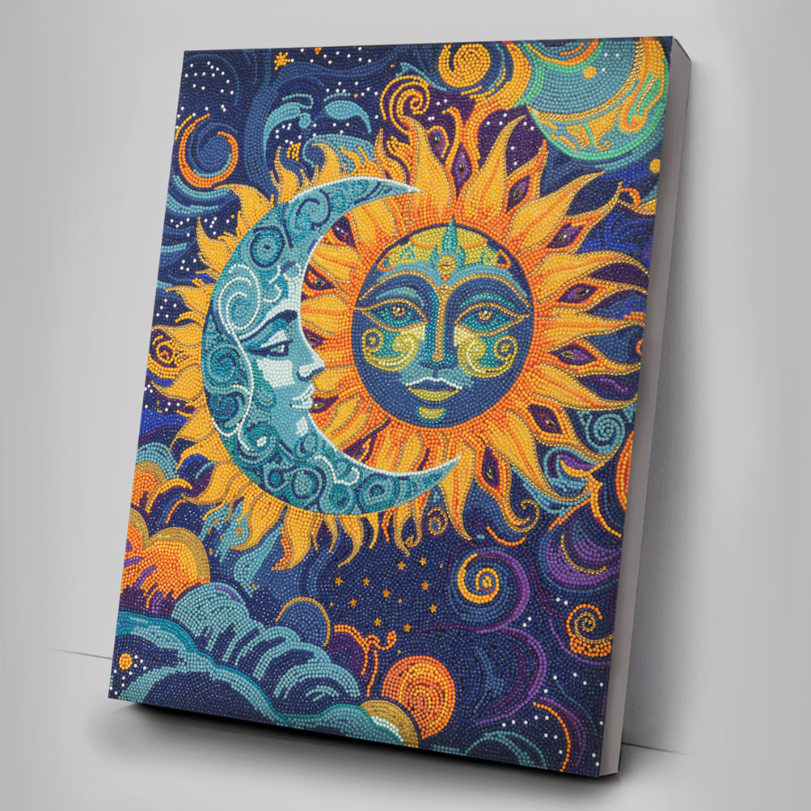 Celestial Union Crystal Art Canvas Kit 40x50cm