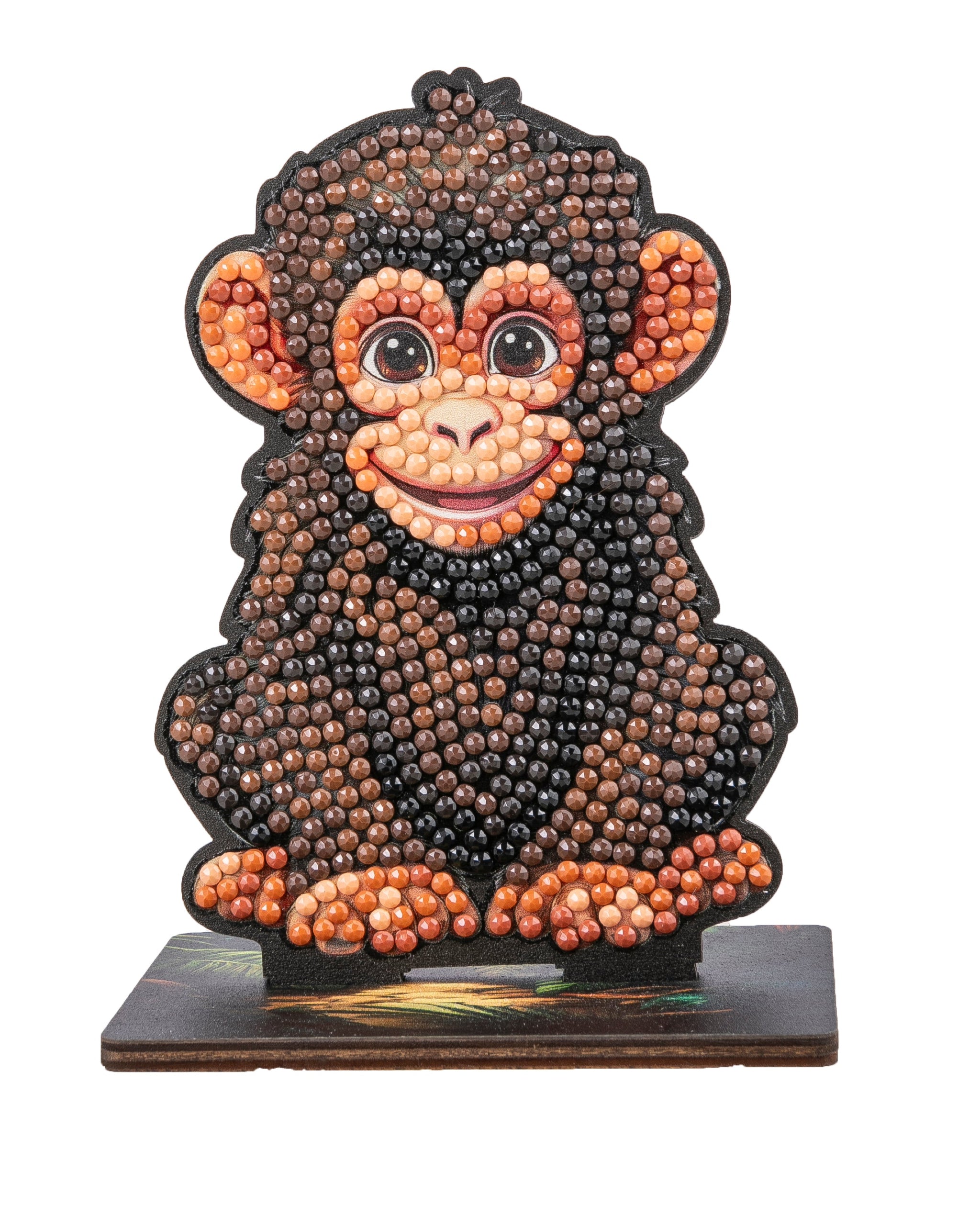 Chimp Crystal Art Wildlife Buddies – Craft Buddy Trade