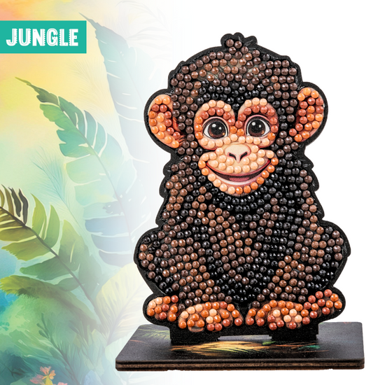 Chimp Crystal Art Wildlife Buddies jungle