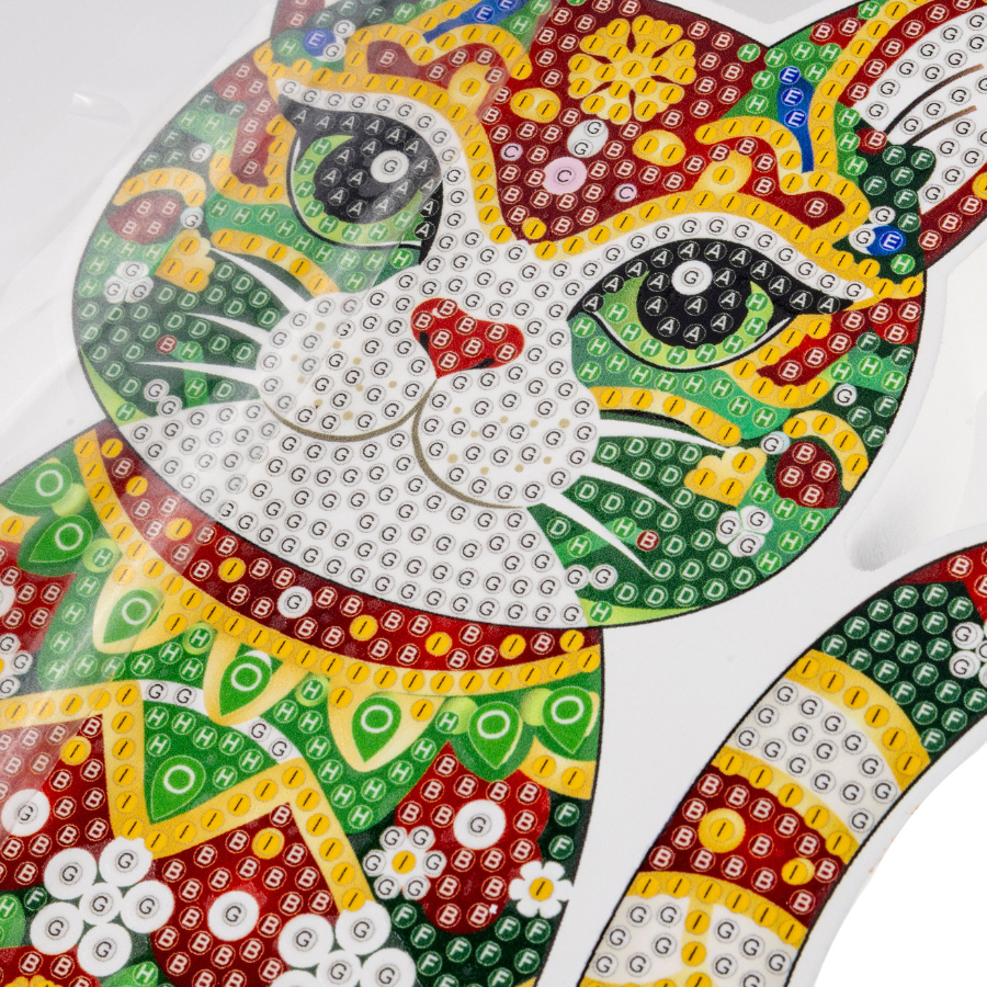 Christmas Cats Crystal Art Decoration Kit