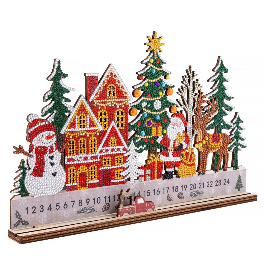 Christmas Countdown Crystal Art Decoration Kit
