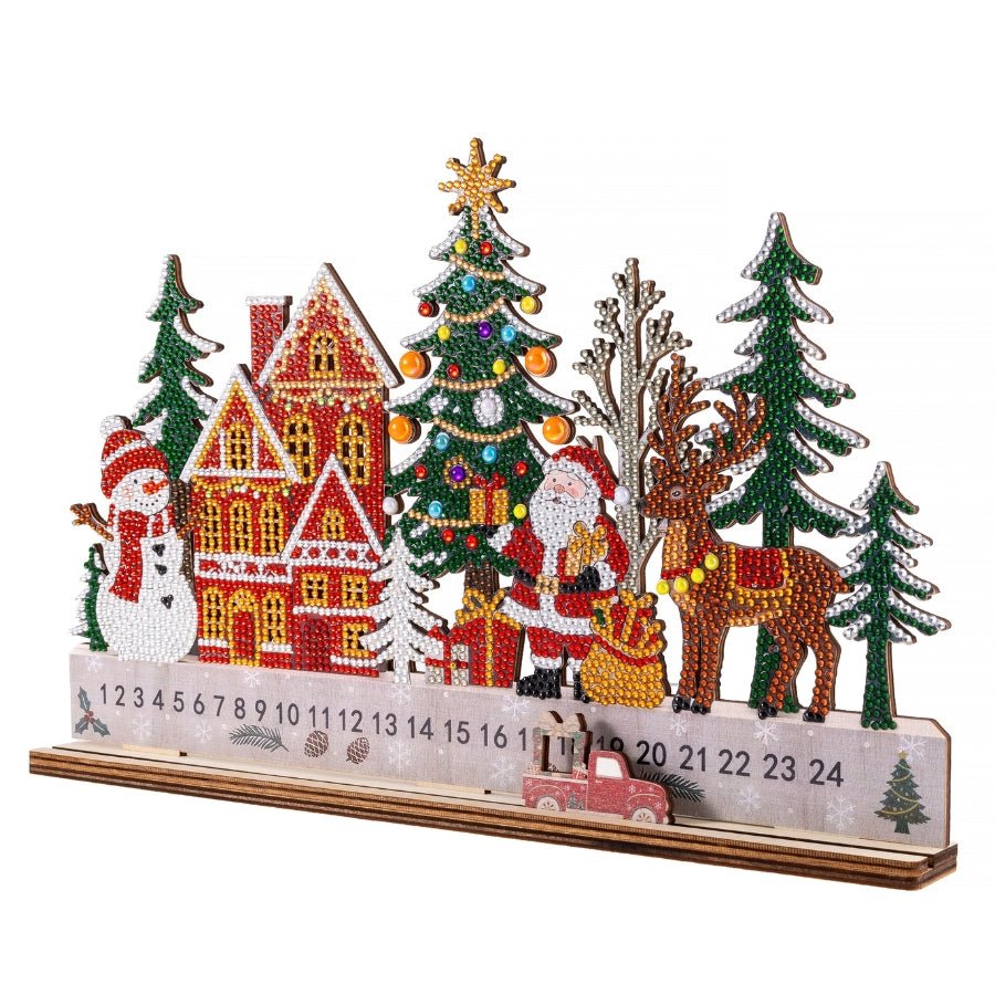 Christmas Countdown Crystal Art Decoration Kit
