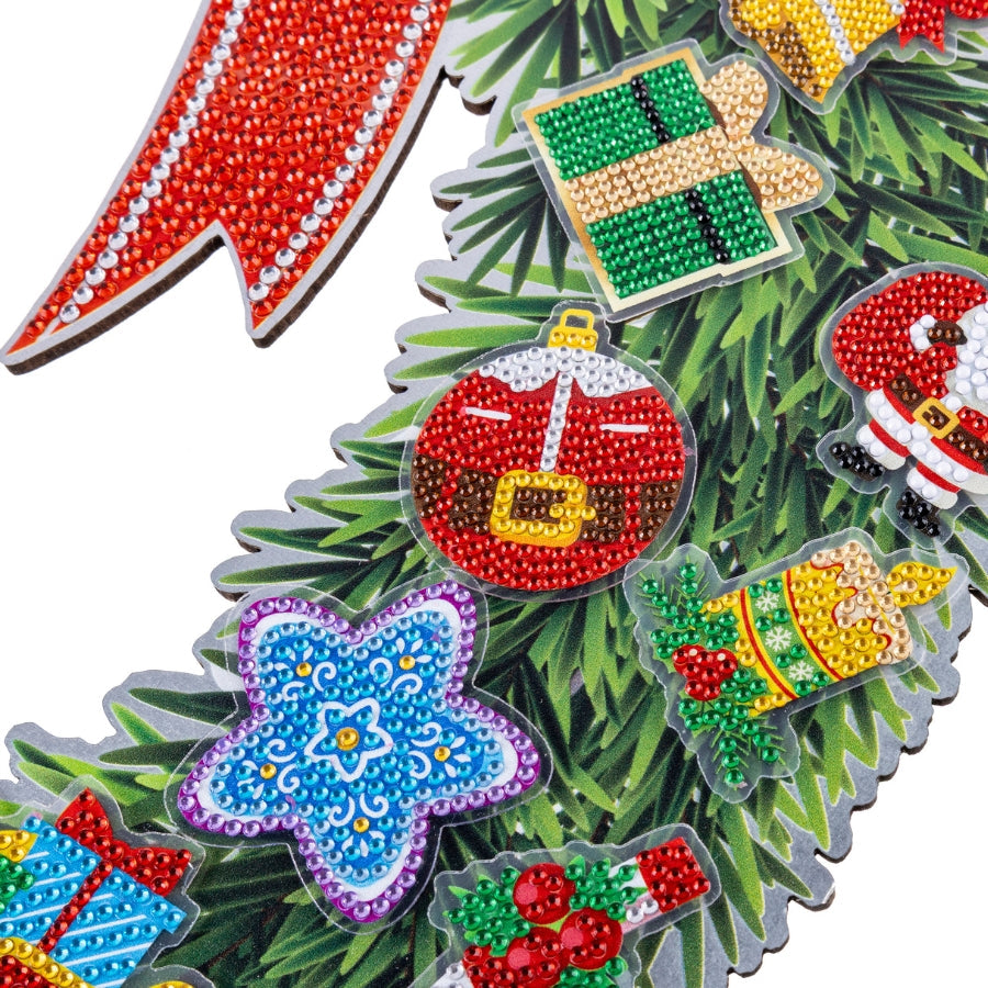 Christmas Wreath Crystal Art Advent Calendar Kit