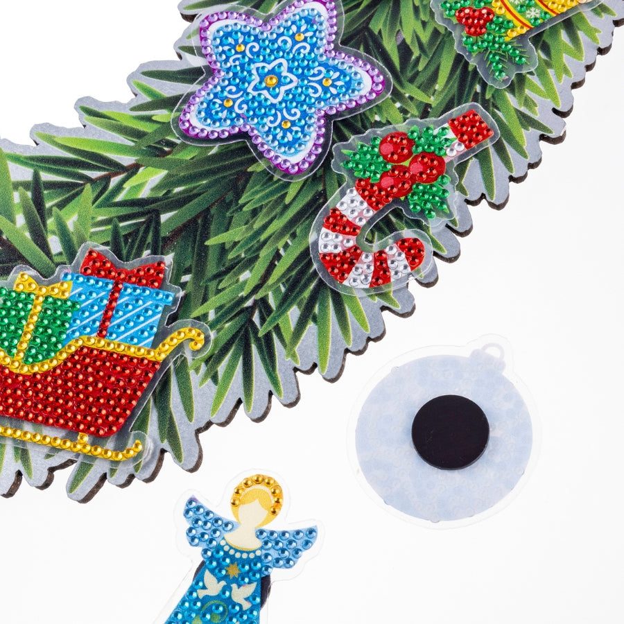 Christmas Wreath Crystal Art Advent Calendar Kit