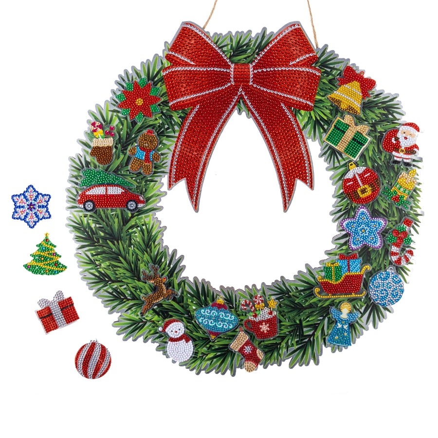 Christmas Wreath Crystal Art Advent Calendar Kit