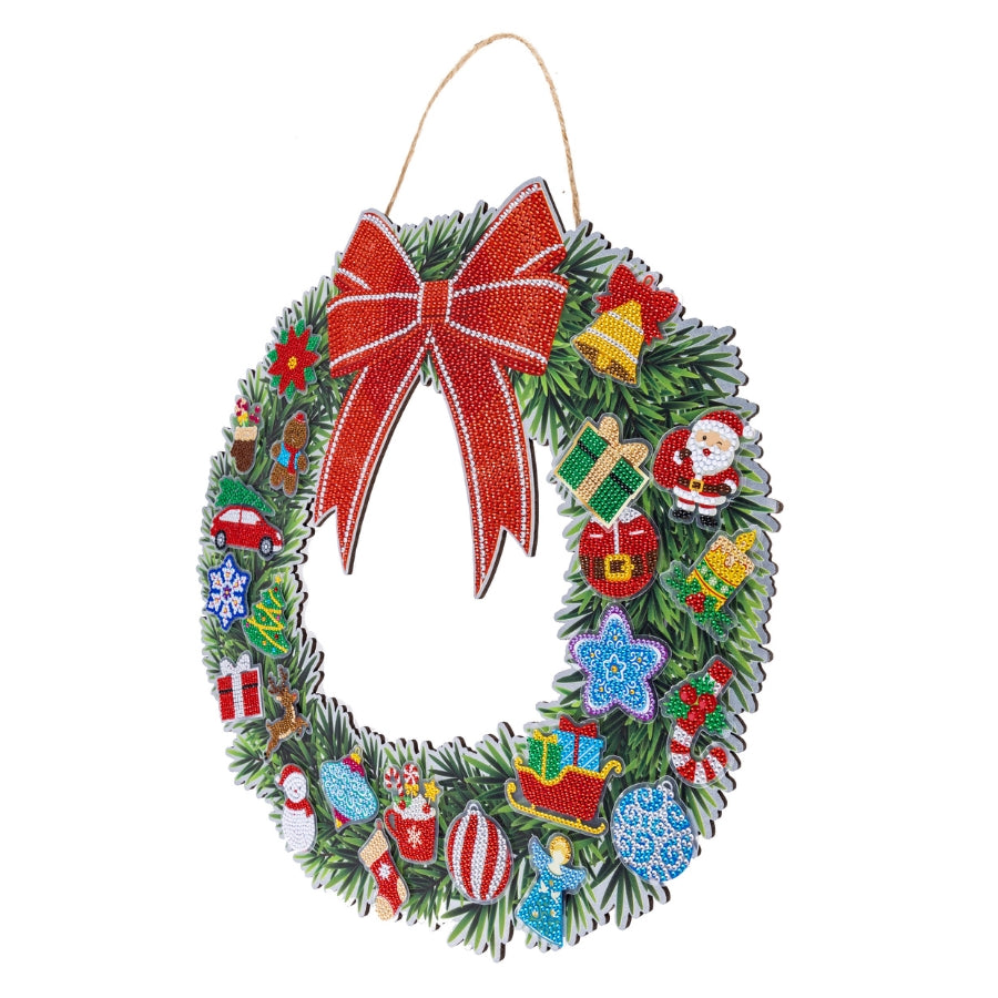 Christmas Wreath Crystal Art Advent Calendar Kit