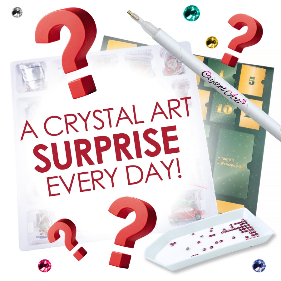 Christmas Wreath Crystal Art Advent Calendar Kit