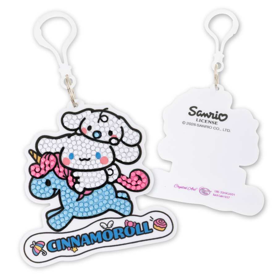 Cinnamoroll Crystal Art Bag Charm Kit Hello Kitty