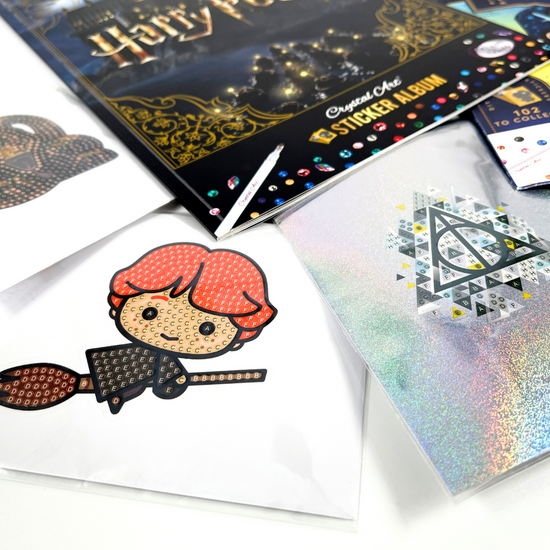 Harry Potter Crystal Art Sticker Album Starter Pack 