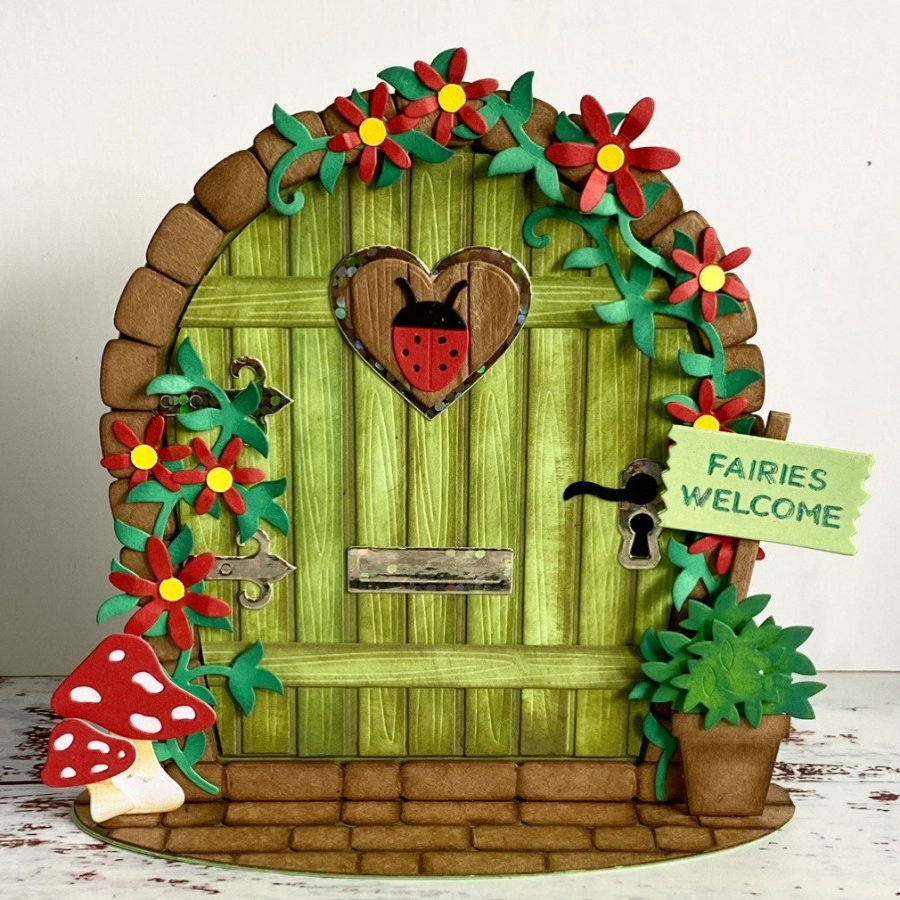 Craft Buddy Fantasy Fairy Door Die Set 30 Piece 7