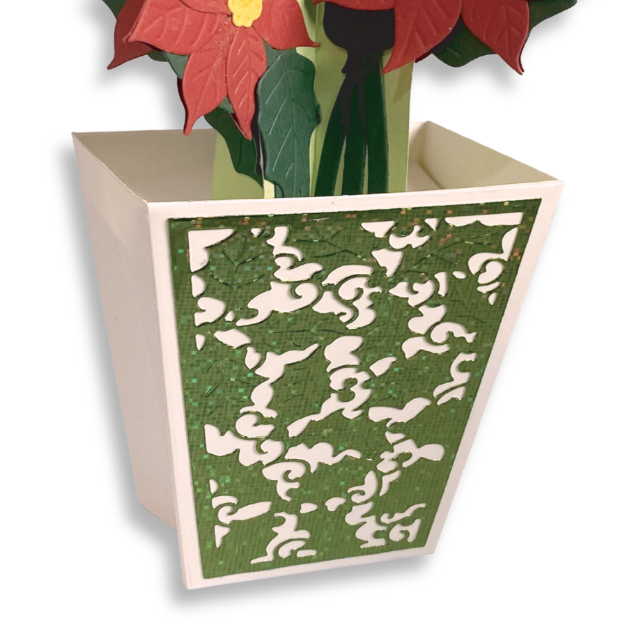 Craft Buddy Poinsettia Beautiful Bouquet 3D Gift Card Die Set4