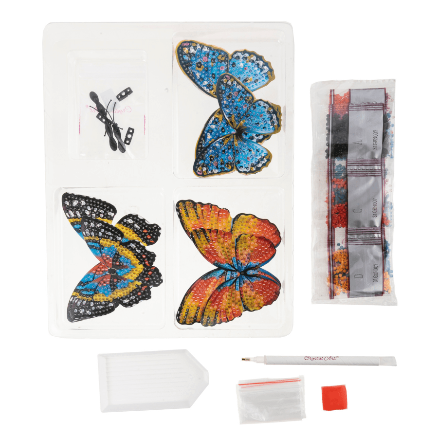 Craft Buddy Crystal Art Butterfly Light-Up Kit
