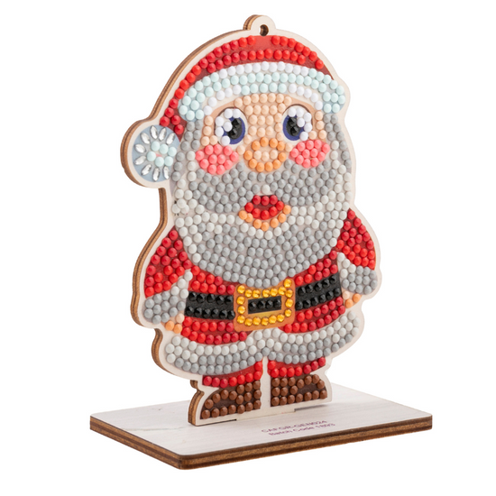 Crystal Art Buddies Series 4 Festive Decoration Santa angle