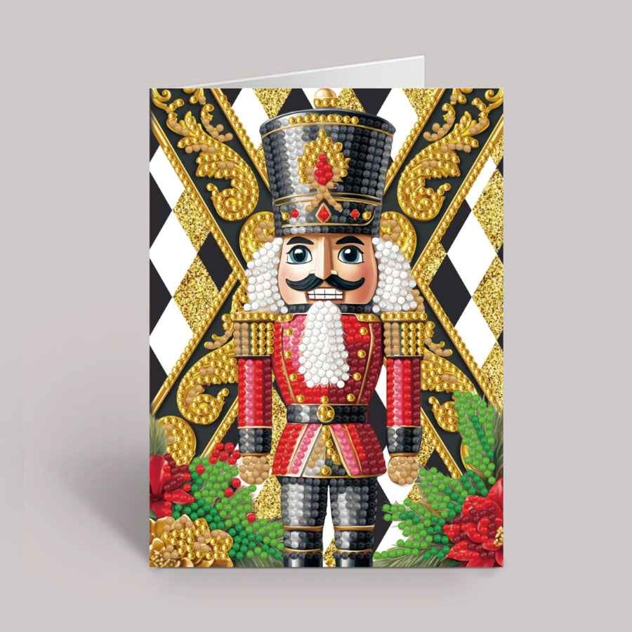 Nutcracker Crystal Art Card Kit 12x17cm