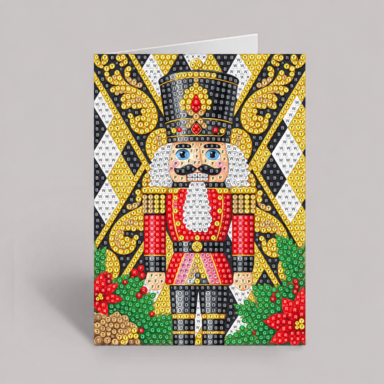Nutcracker Crystal Art Card Kit 12x17cm