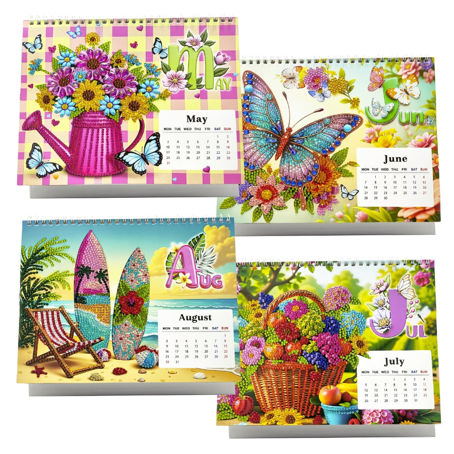 Crystal Art Desktop Calendar Kit 2027 4