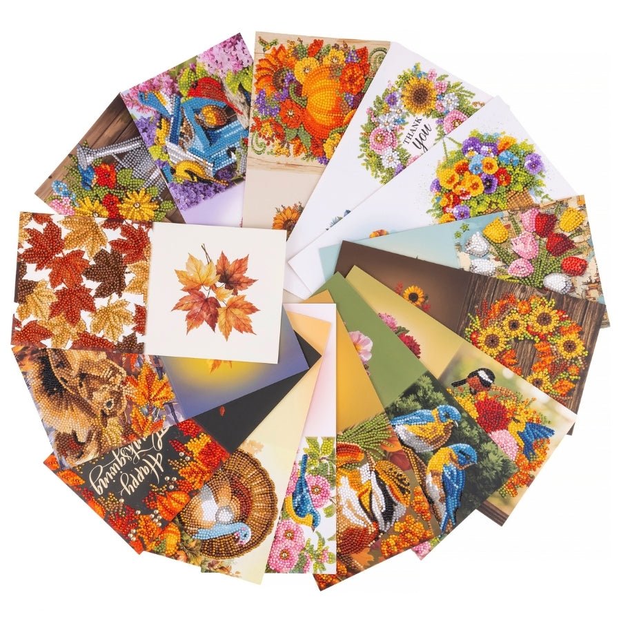 Crystal Art & Pearl Art Mega Card Collection with Storage Case