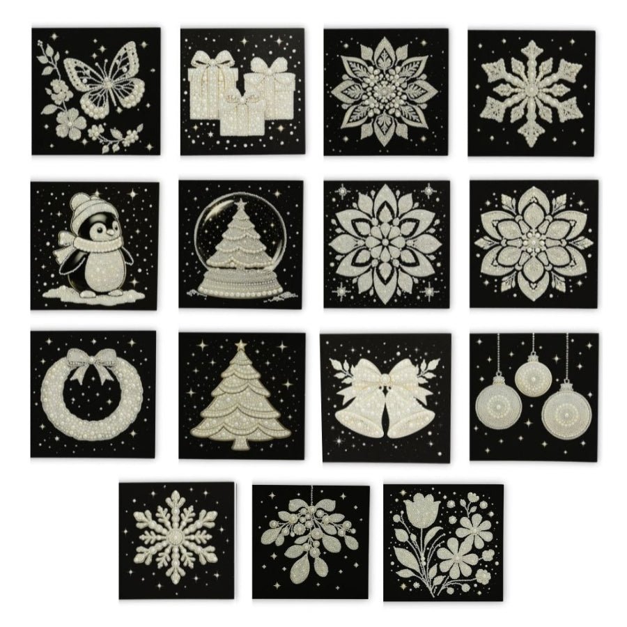 Crystal Art & Pearl Art Mega Card Collection with Storage Case