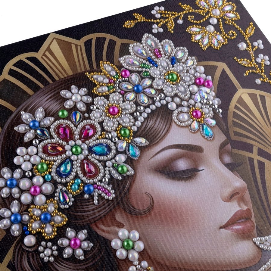 Crystal Couture Pearl Art Canvas Kit 40x50cm