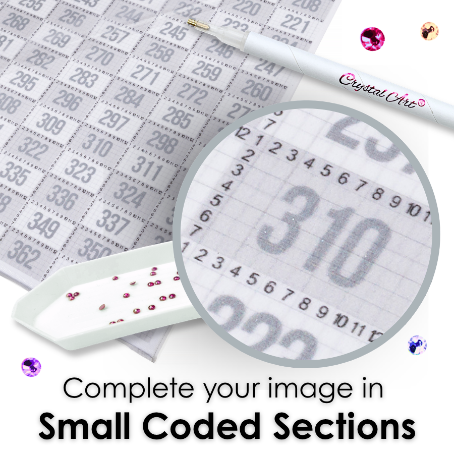 Crystallise Me Crystal Art Canvas Kit 40x50cm