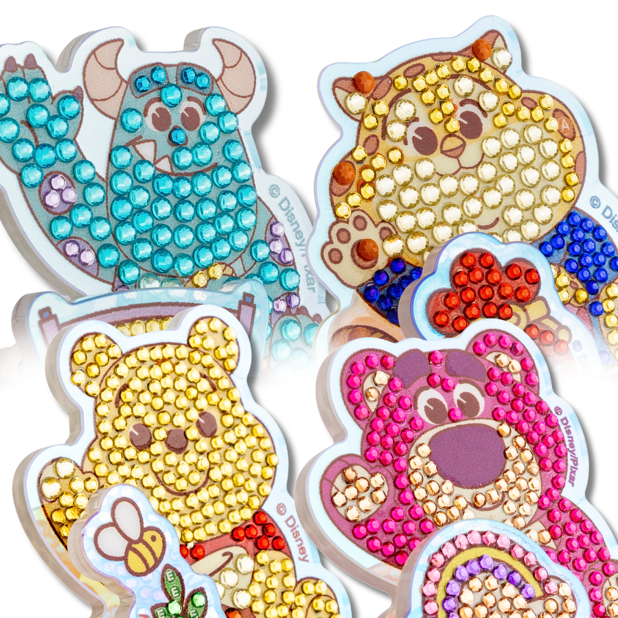 Cuddle Crew Crystal Art Hidden Treasures Kit Disney