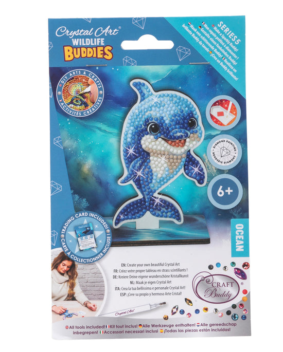 Dolphin Crystal Art Wildlife Buddies pack