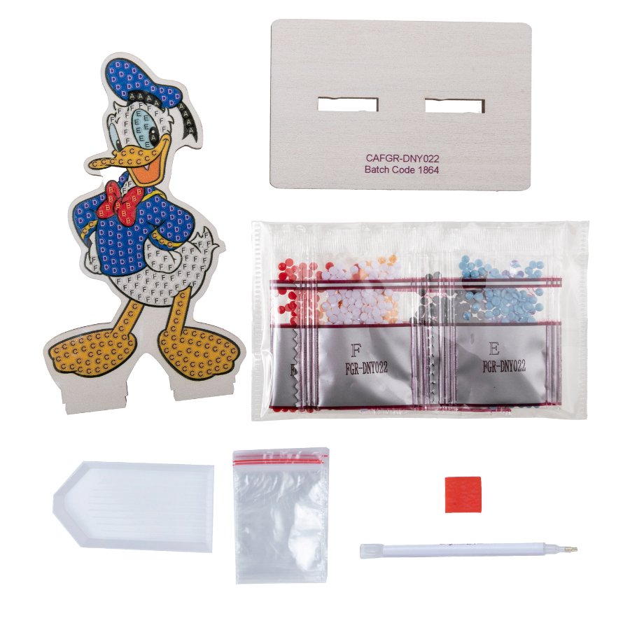 "Donald Duck" Crystal Art Buddies Disney Series 3 Content