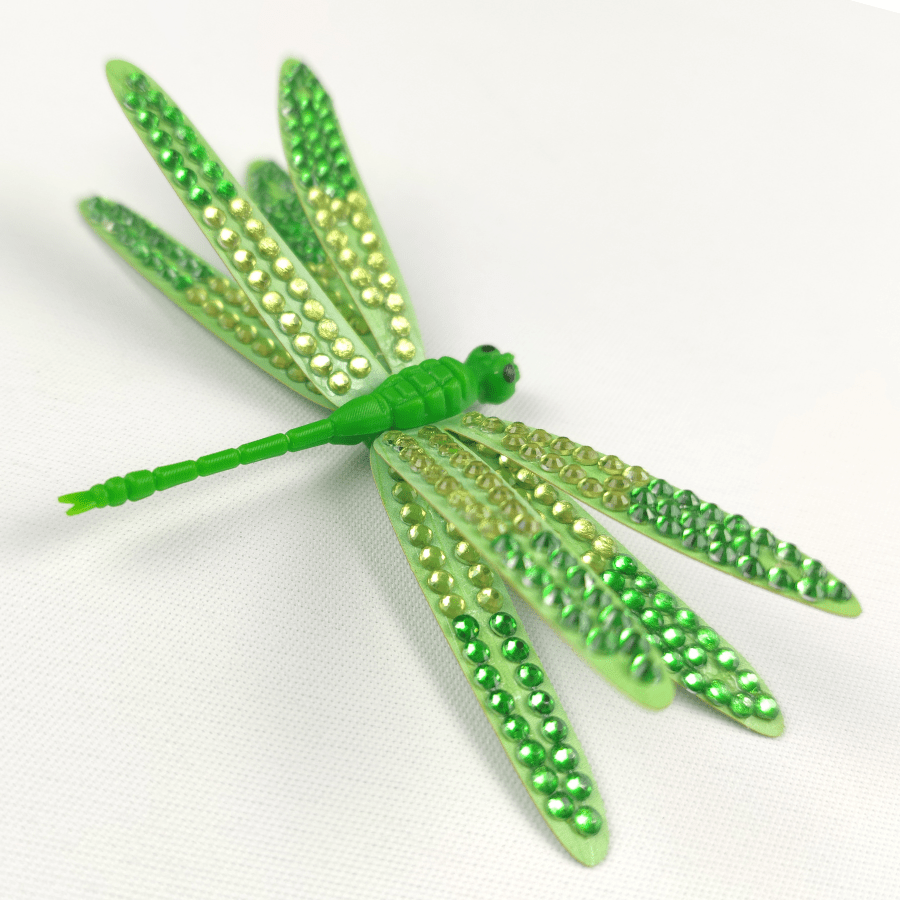 Dragongfly Crystal Art Decoration Kit - 20 Stems